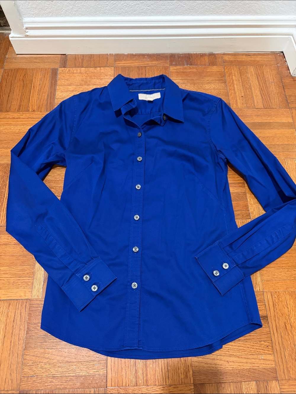 Banana Republic Royal Blue Women's Button-Down Shirt